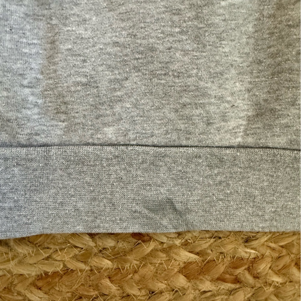 Adidas Kids Small Gray Crewneck Logo Sweatshirt - Picture 4 of 4